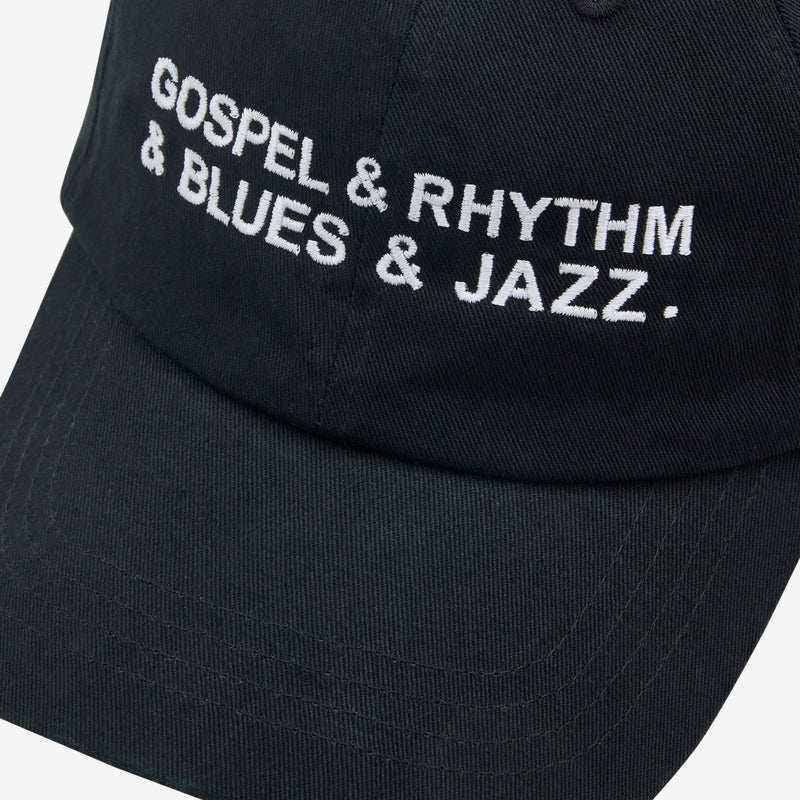 Gospel & Rhythm & Blues & Jazz Cap Black Headwear