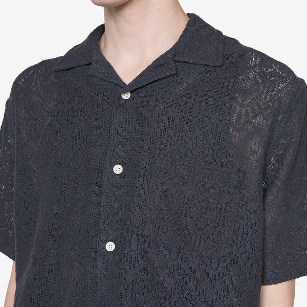 Alhambra Short Sleeve Camp Shirt Black
