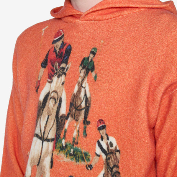 The Five Horsemen Hooded Sweater Spectrum Orange