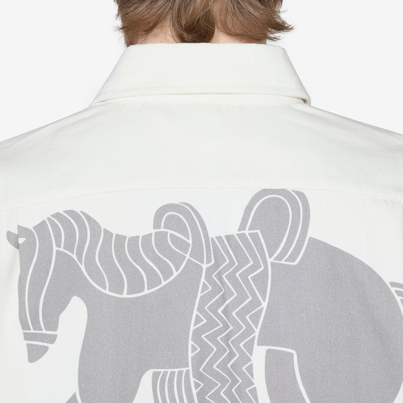 Repeated Horse Shirt Off White Shirts