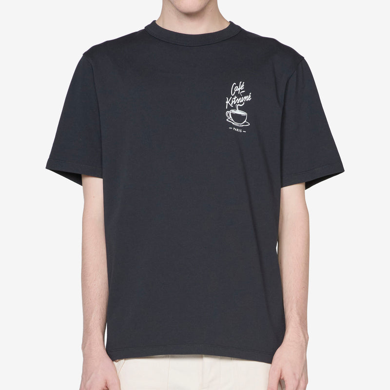 Café Kitsuné Coffee Cup Relax T-Shirt Black Tees