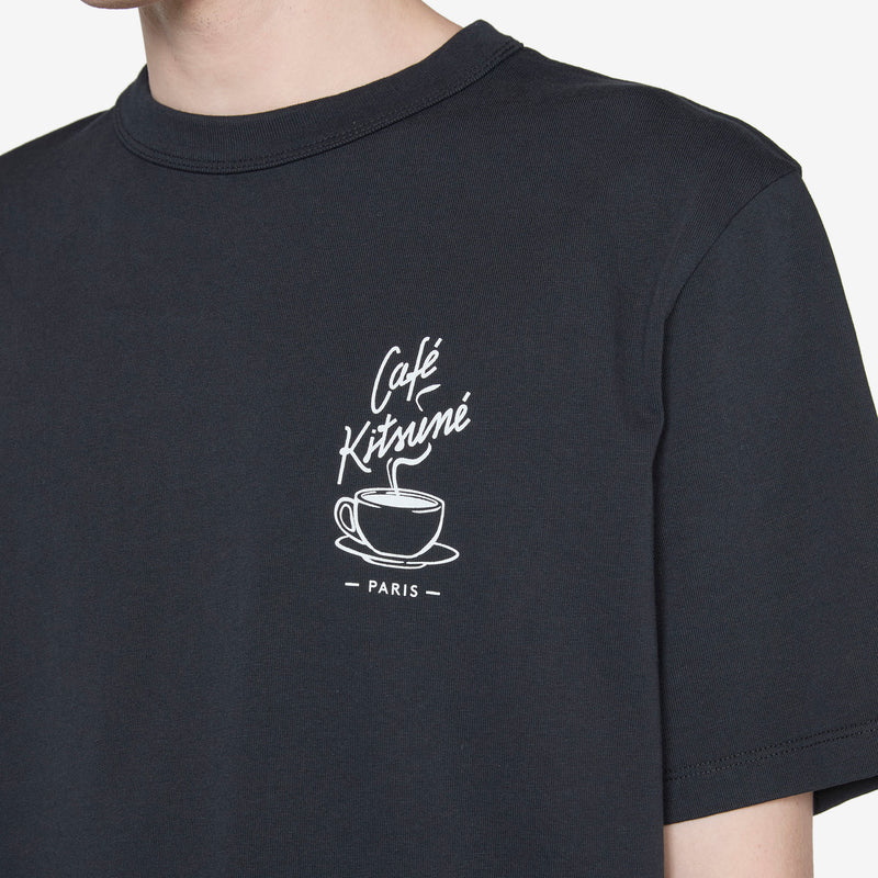 Café Kitsuné Coffee Cup Relax T-Shirt Black Tees
