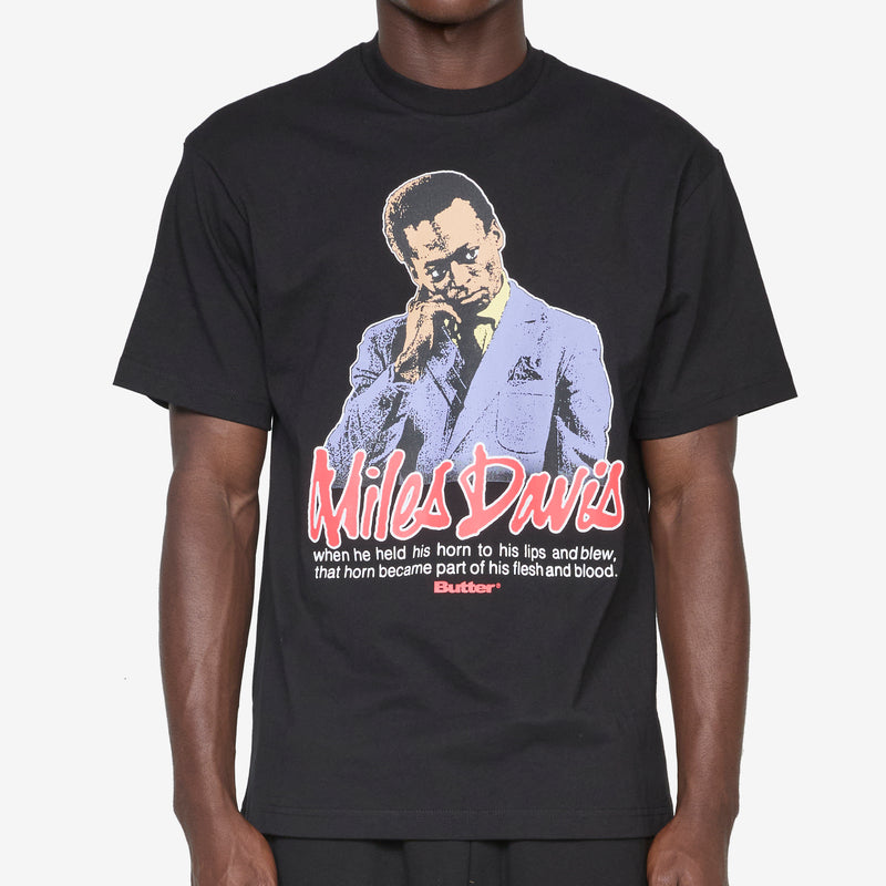 Miles Davis Portrait T-Shirt Black Tees