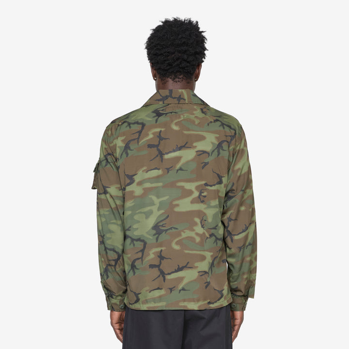 MIL-SHT Mesh Camo Jacquard Mapping Print ERDL Camo