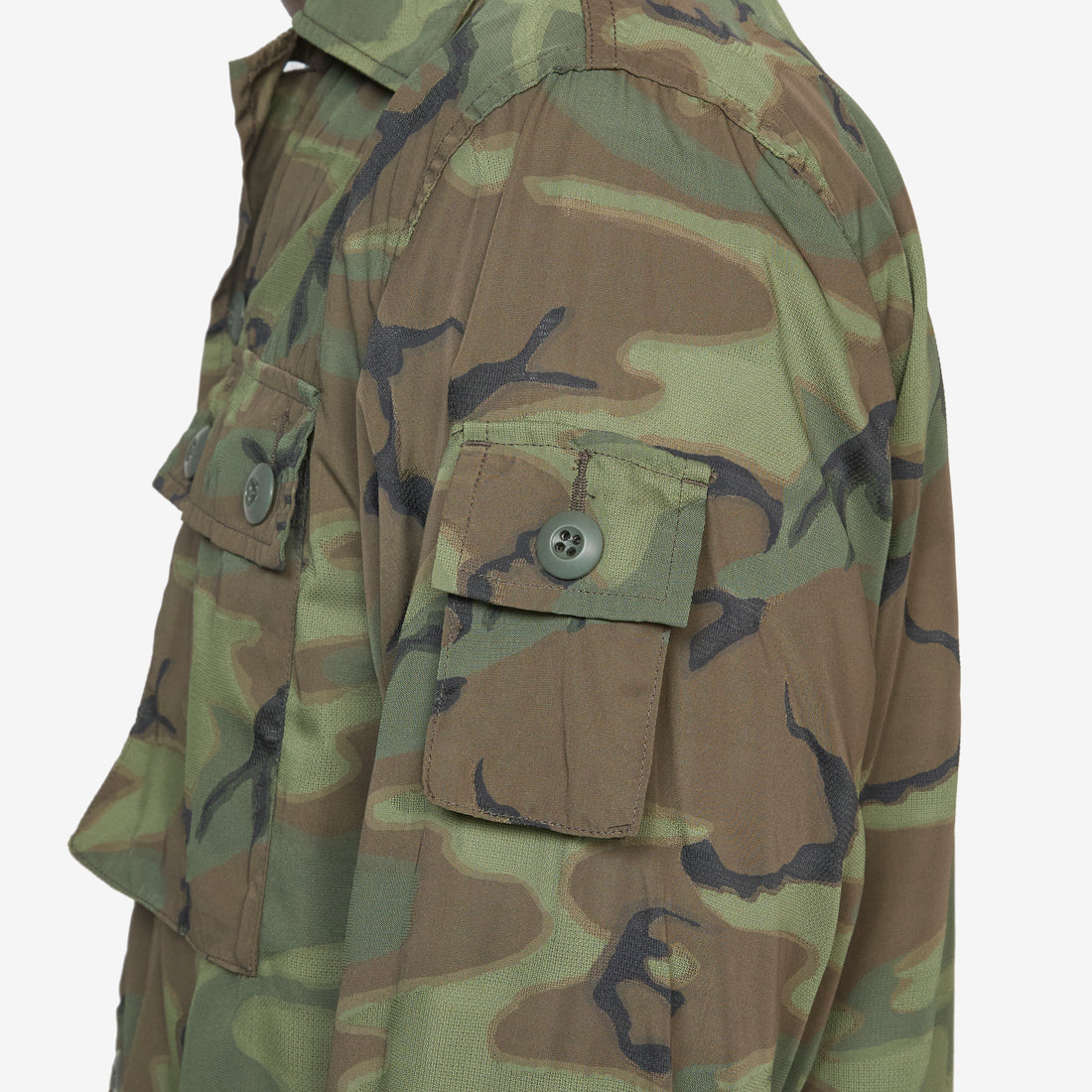 MIL-SHT Mesh Camo Jacquard Mapping Print ERDL Camo Jackets