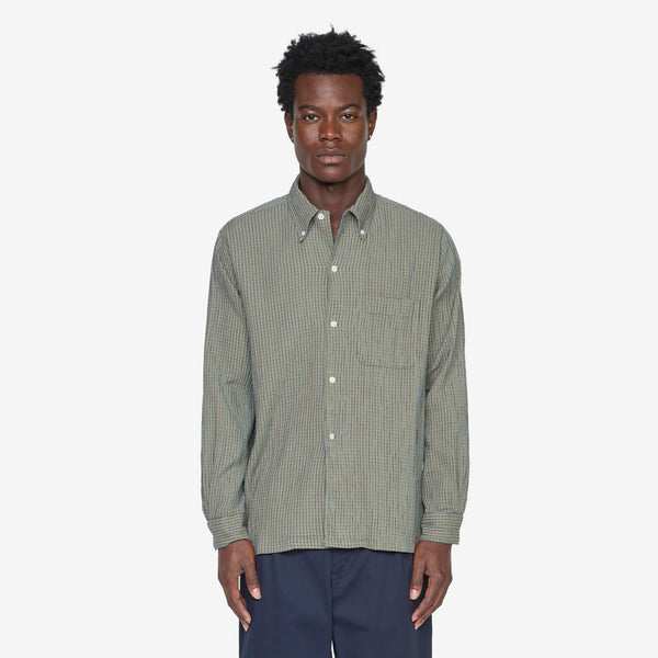 Open B.D. Shirt Plaid Olive Shirts