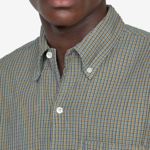 Open B.D. Shirt Plaid Olive Shirts