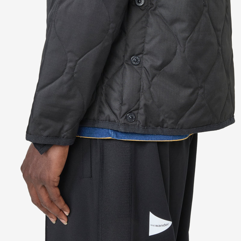 Military Crew Neck Down Jacket Black Jackets