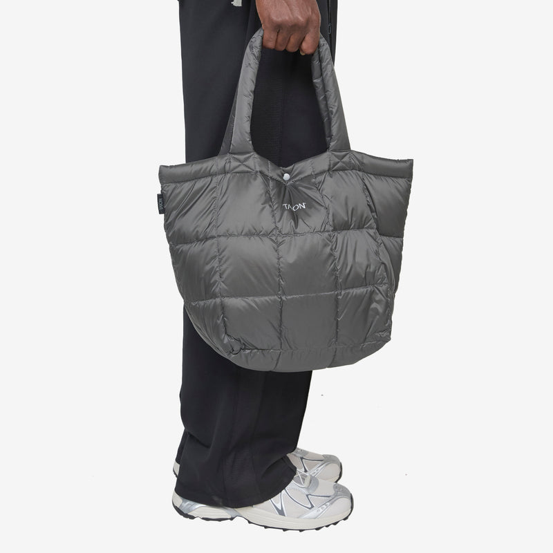 Lunch Down Tote Bag Medium Dark Charcoal Bags