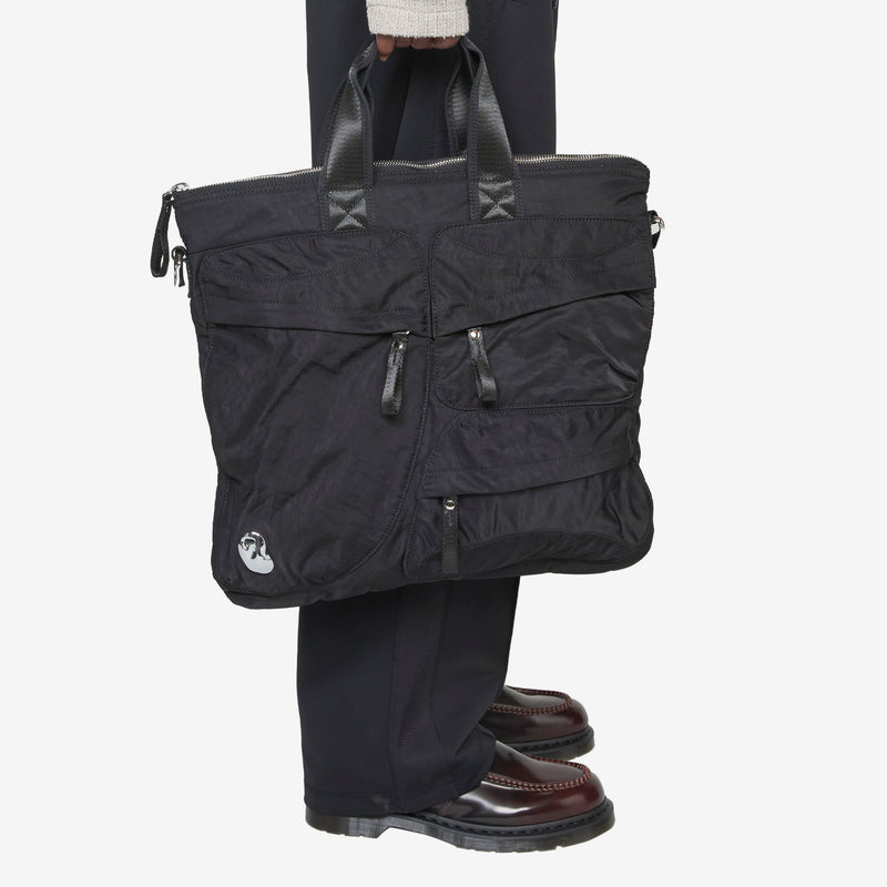 Outdoor Shopper Black | Chrome Bags