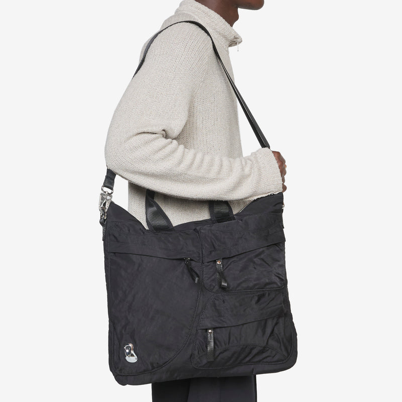 Outdoor Shopper Black | Chrome Bags