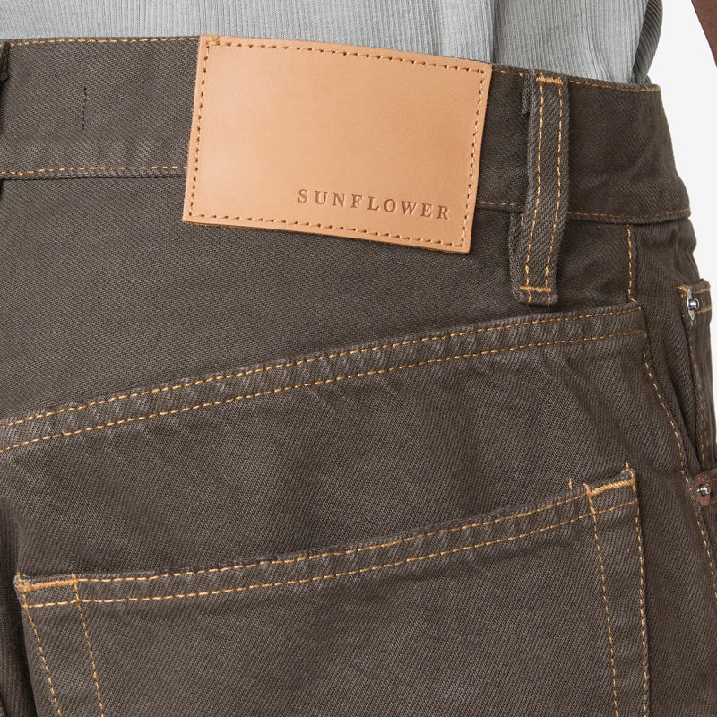 Wide Twist Short Vintage Brown Shorts