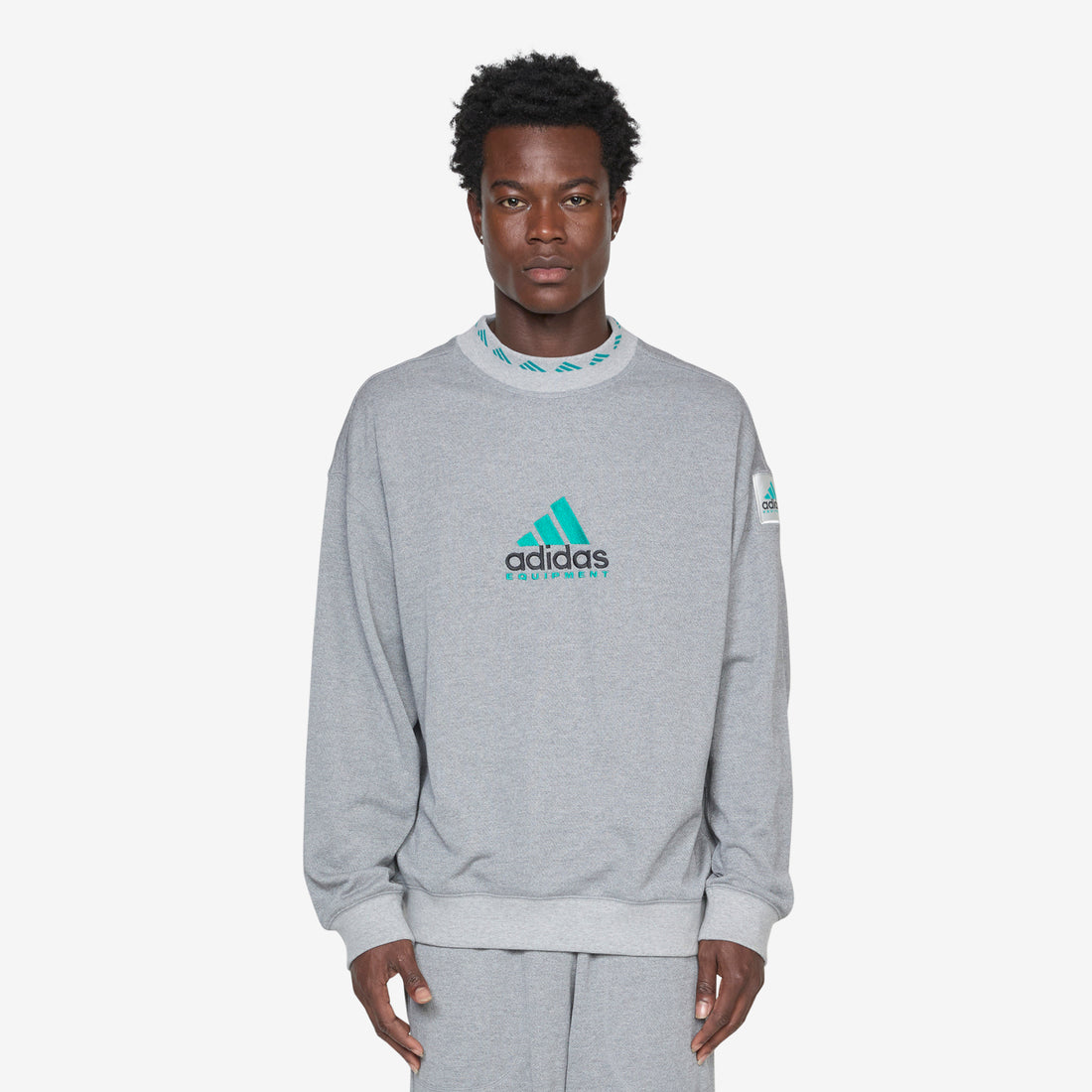 EQT Reflective Crewneck Sweatshirt Medium Grey Heather Jumpers