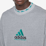 EQT Reflective Crewneck Sweatshirt Medium Grey Heather