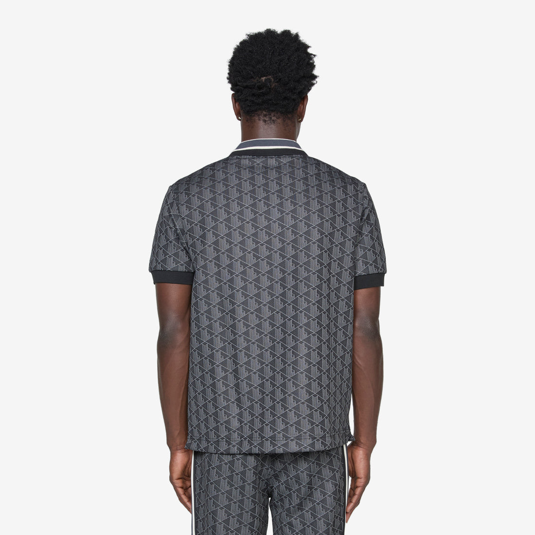 Monogram Classic Fit Polo Black | Graphite Shirts