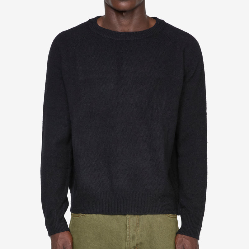 Lambswool Sweater Black Jumpers