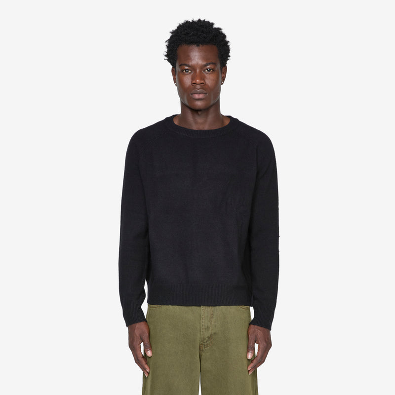Lambswool Sweater Black Jumpers