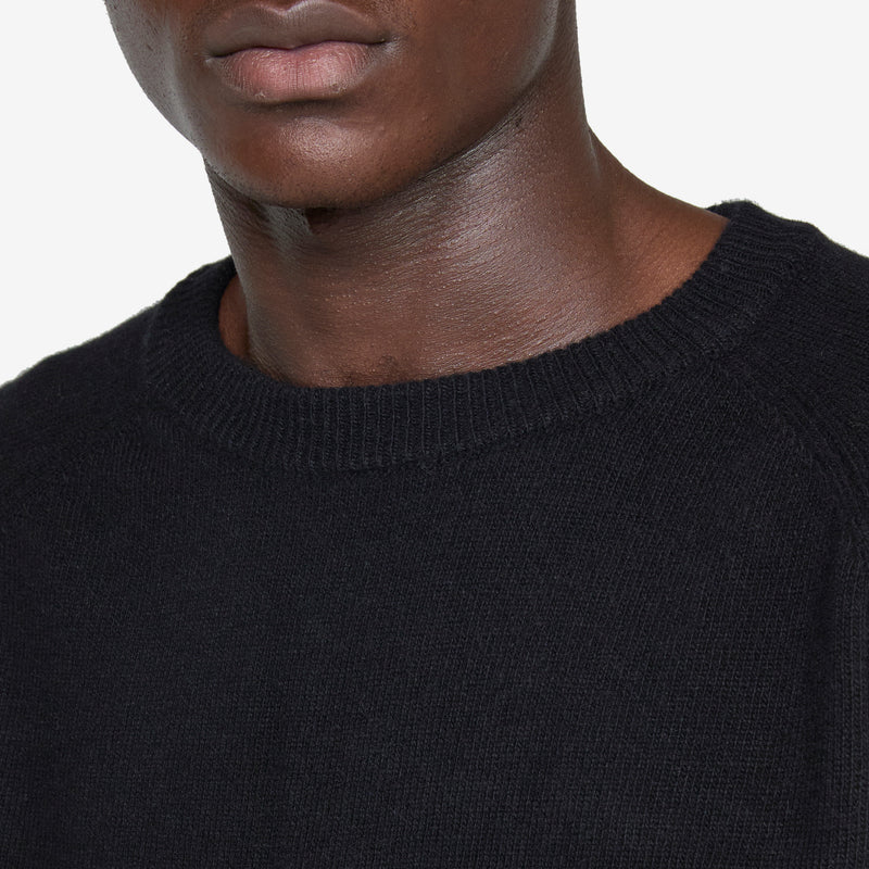 Lambswool Sweater Black Jumpers