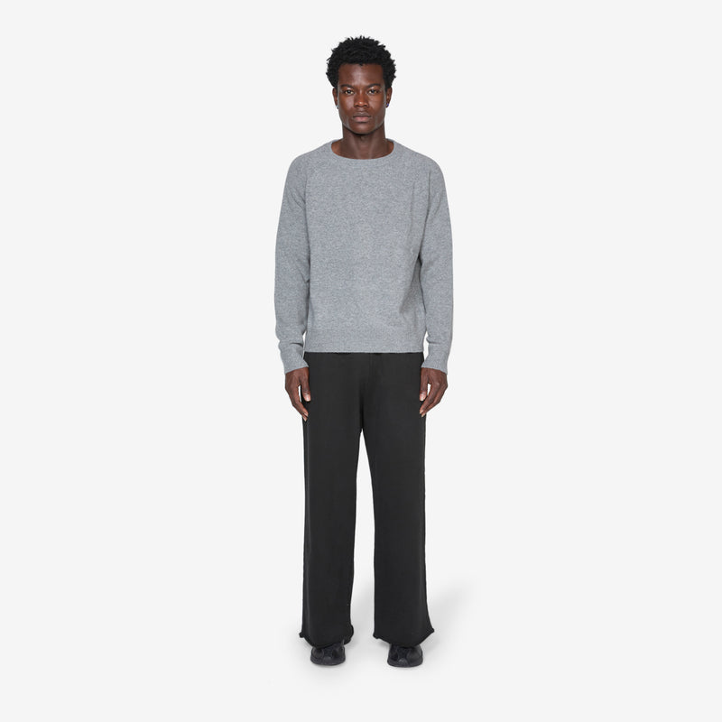 Lambswool Sweater Grey Jumpers