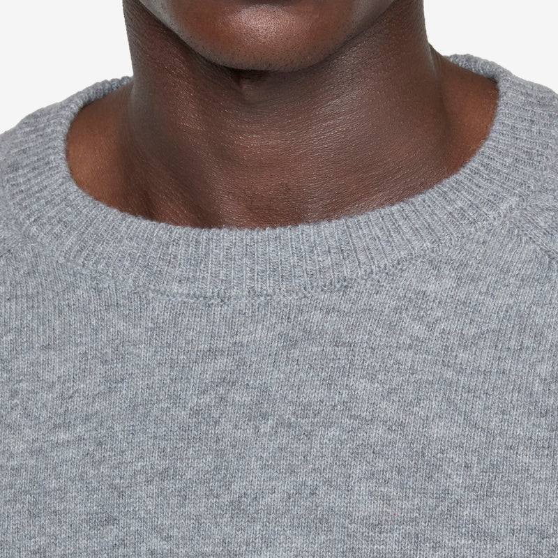 Lambswool Sweater Grey Jumpers