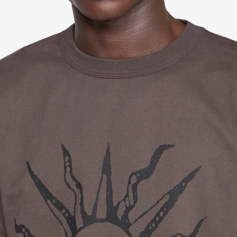 Sun T-Shirt Brown Tees