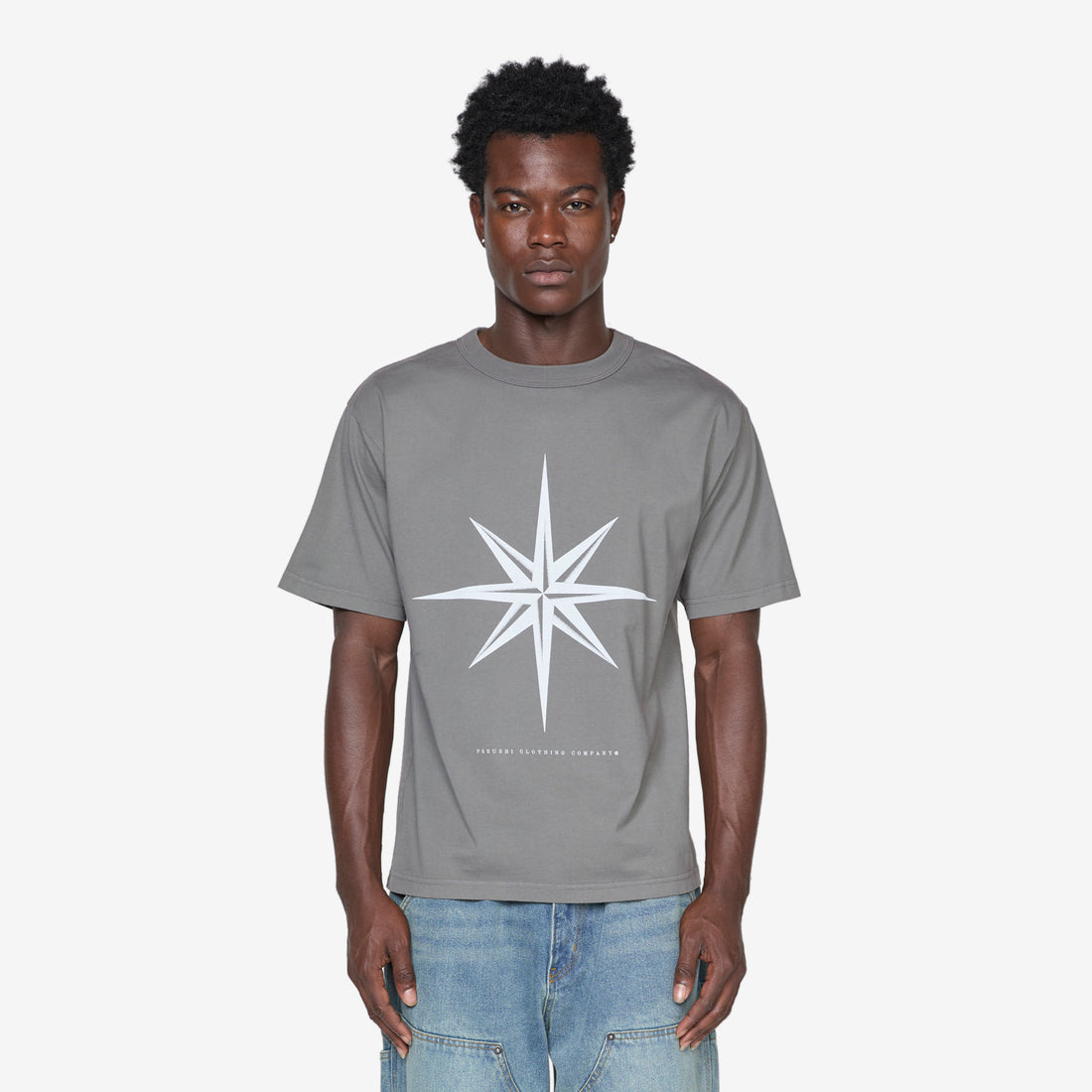 Compass T-Shirt Grey Tees