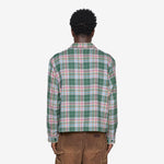 Flannel Gas Station Jacket Green
