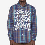 Hybrid Button Down Shirt Blue