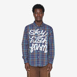 Hybrid Button Down Shirt Blue