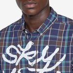 Hybrid Button Down Shirt Blue