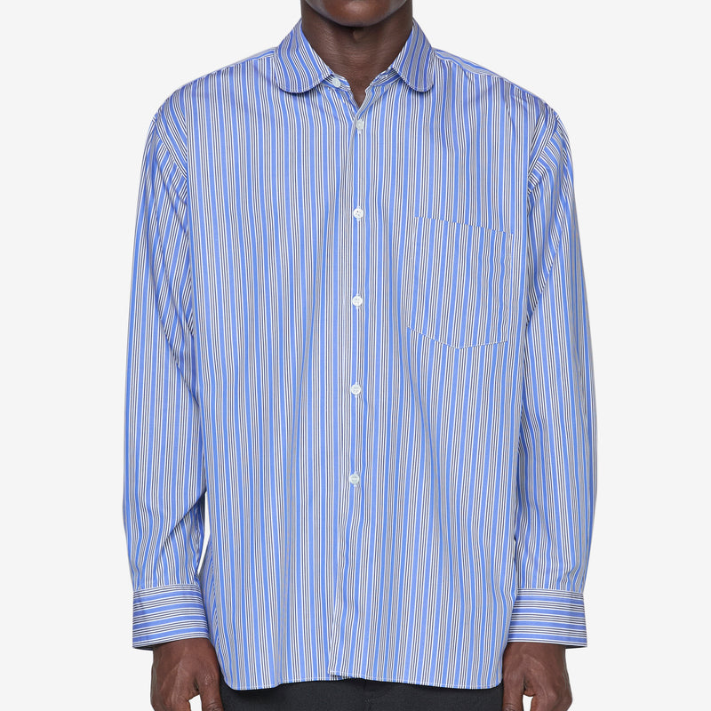 Forever Rounded Collar Shirt Stripe 2 Shirts