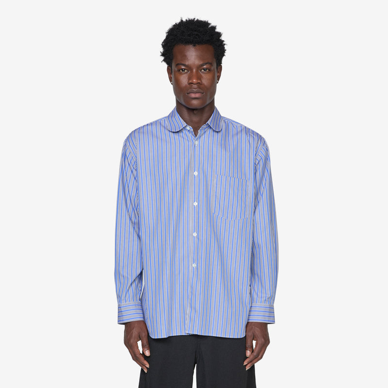 Forever Rounded Collar Shirt Stripe 2 Shirts