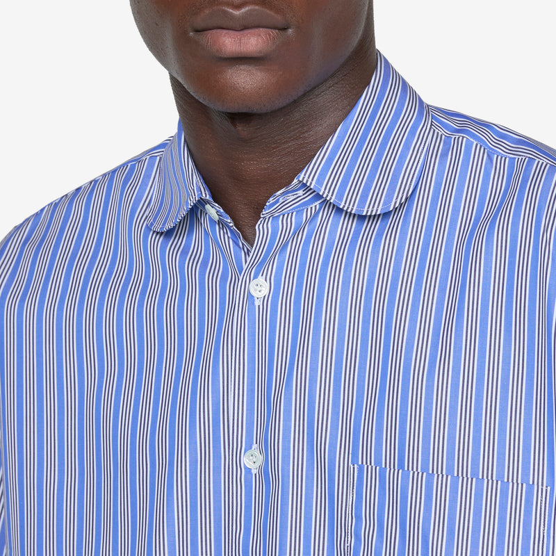 Forever Rounded Collar Shirt Stripe 2 Shirts