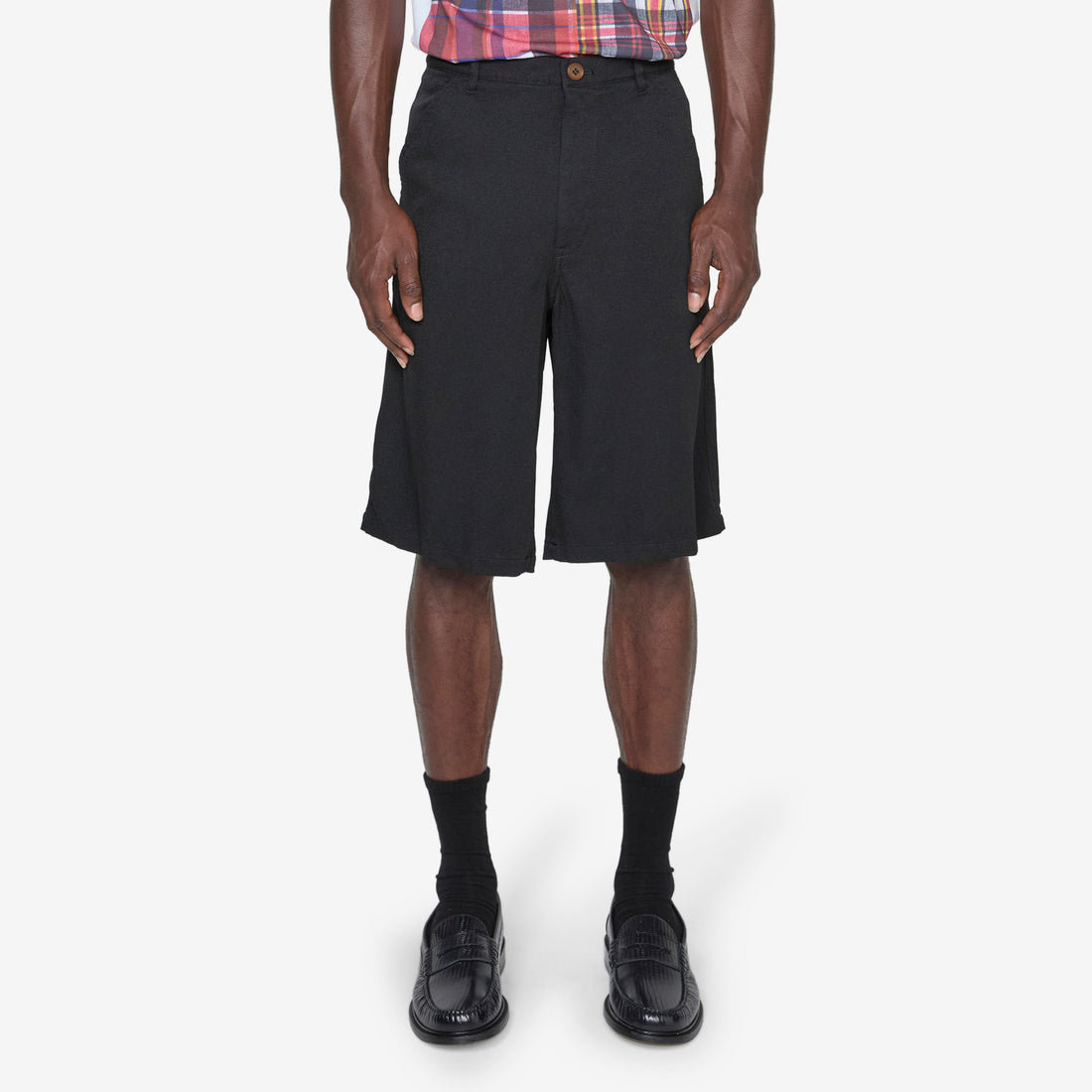 Knee Length Shorts Black Shorts