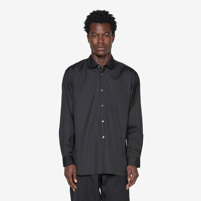Forever Rounded Collar Shirt Black Shirts