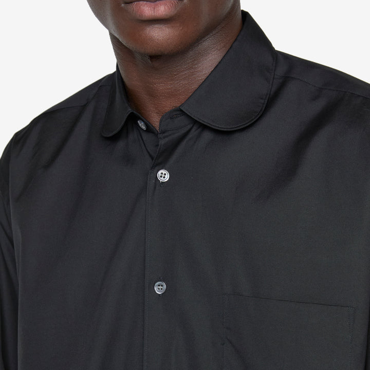 Forever Rounded Collar Shirt Black