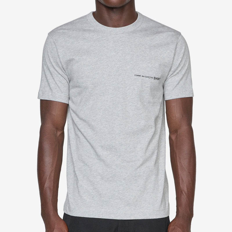 Logo T-Shirt Top Grey Tees