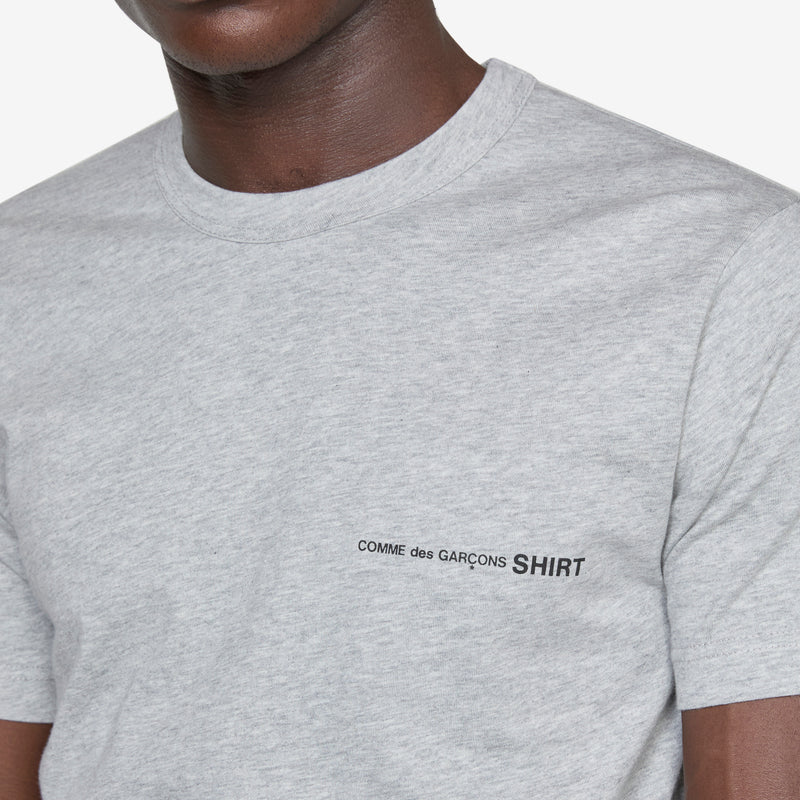 Logo T-Shirt Top Grey Tees
