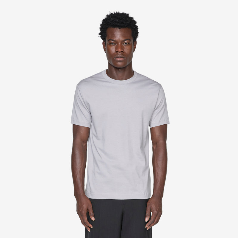 Neck Logo T-Shirt Grey Tees