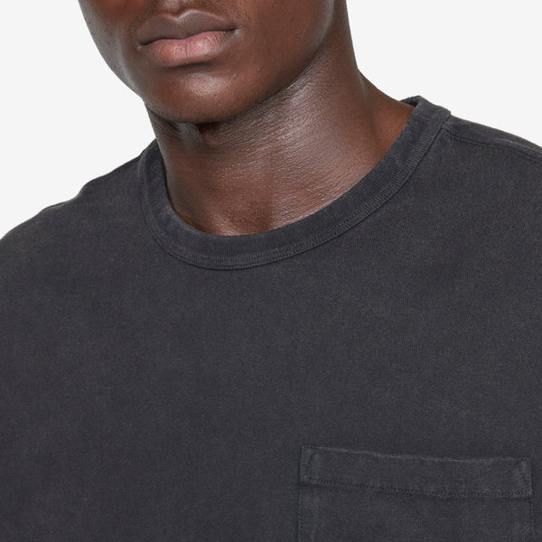 Garment Dye T-Shirt Black Tees