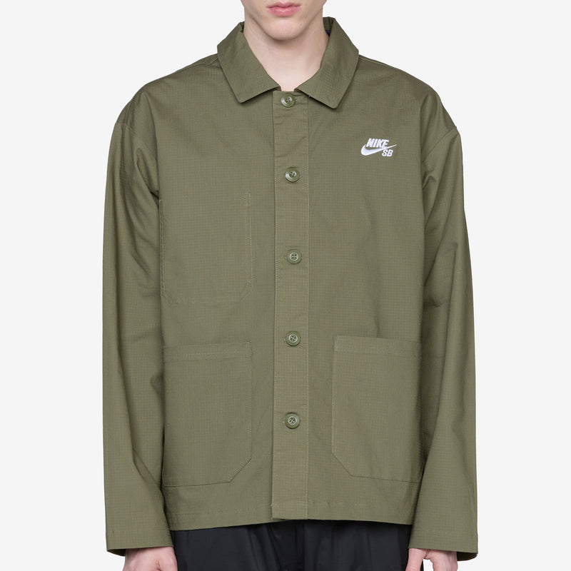 Olympic Agnostic Skate Chore Jacket Medium Olive | White Jackets
