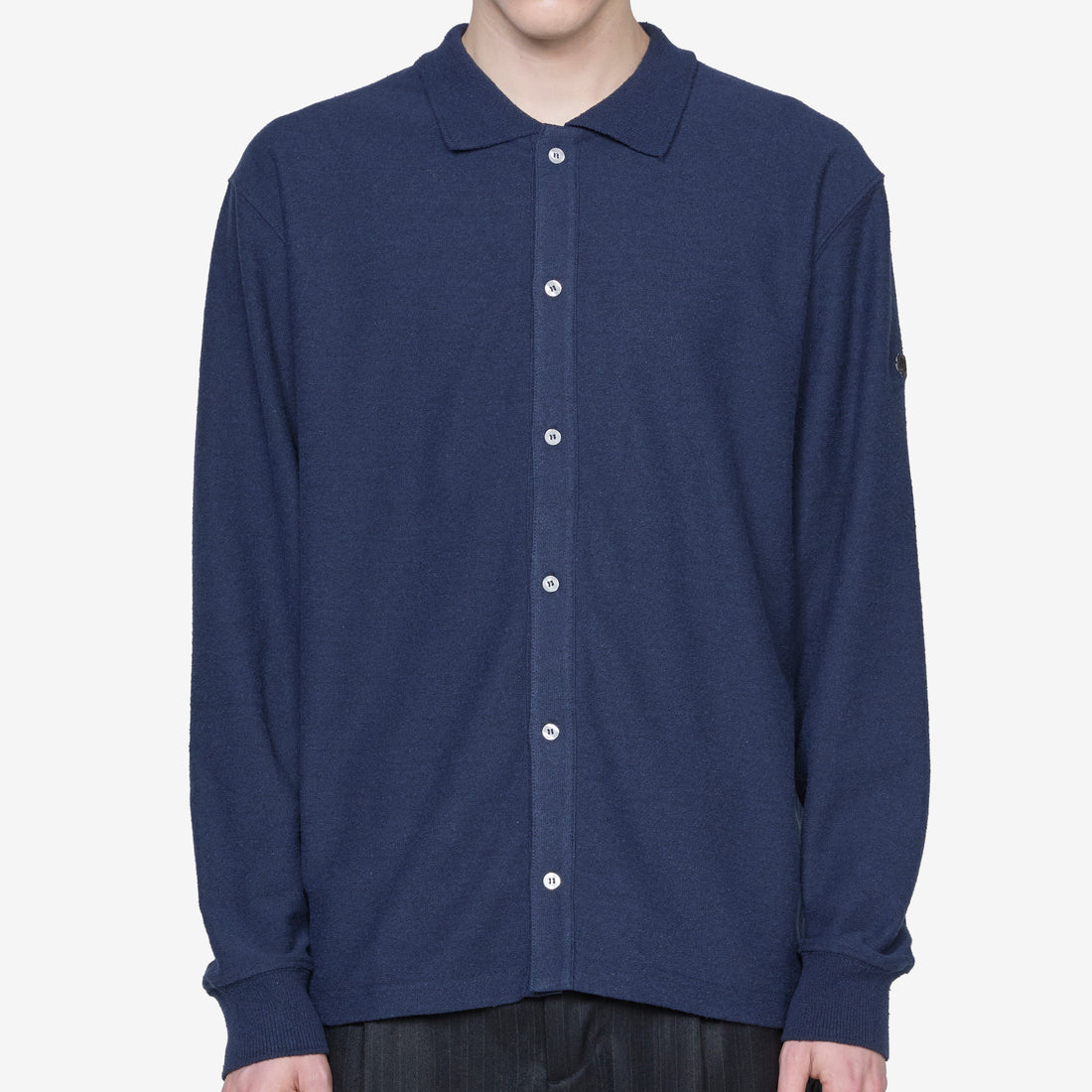 Andy Polo Cardigan Navy Jumpers