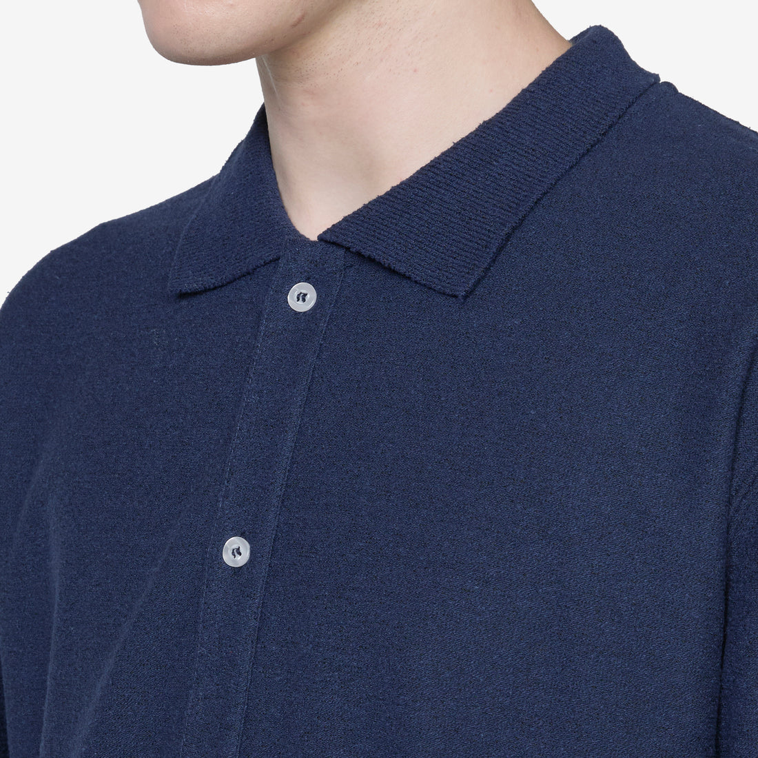 Andy Polo Cardigan Navy Jumpers