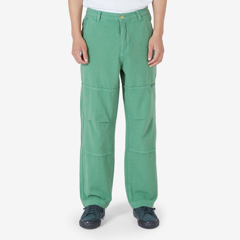Panelled Pant Green
