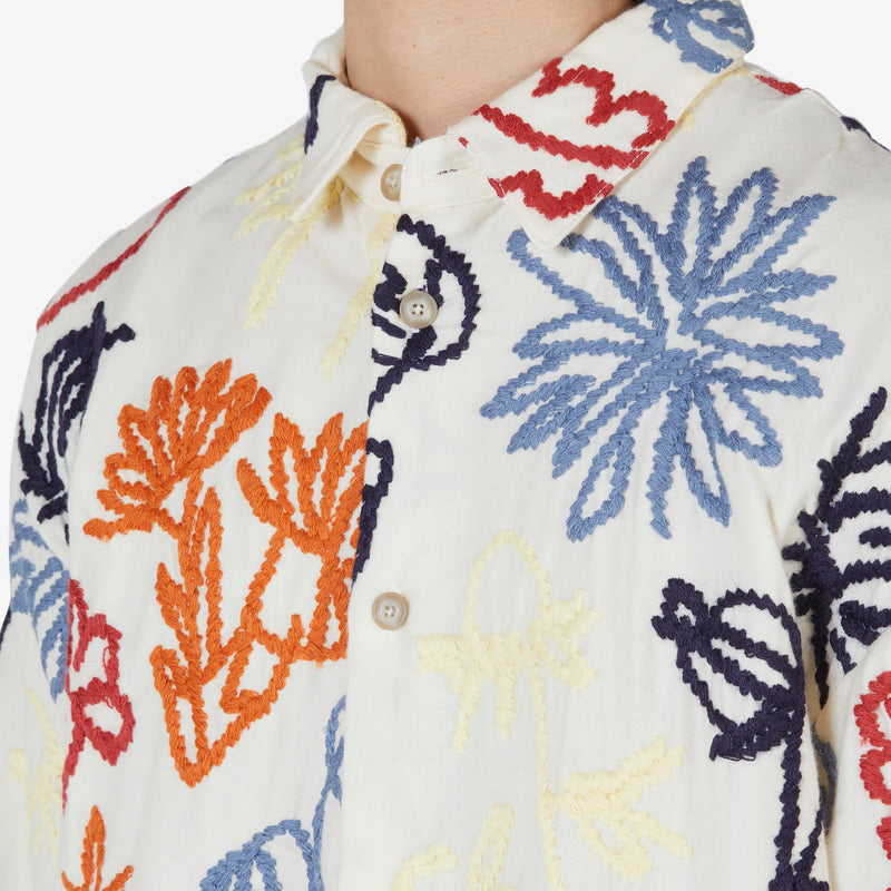 Pino Shirt Blooming Embroidery