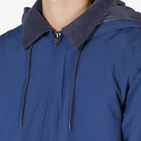 Washed Down Puffer Jacket Navy
