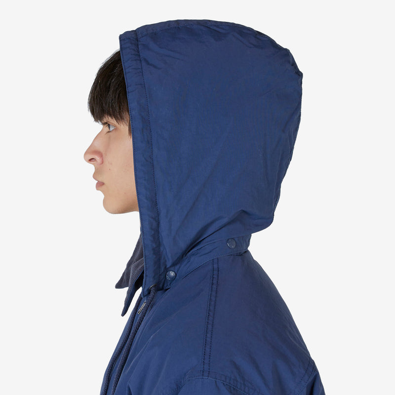 Washed Down Puffer Jacket Navy