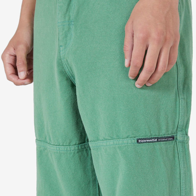 Panelled Pant Green