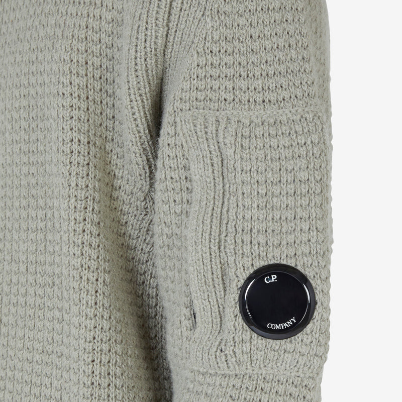 Lambswool Crew Neck Knit Silver Sage