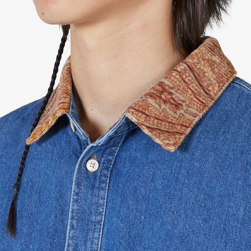 Davio Denim Shirt Washed Indigo